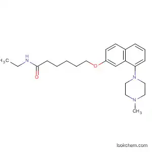Hexanamide, N-ethyl-6-[[8-(4-methyl-1-piperazinyl)-2-naphthalenyl]oxy]-