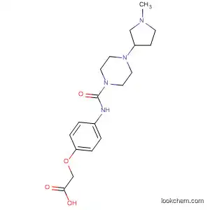 Acetic acid,
[4-[[[4-(1-methyl-3-pyrrolidinyl)-1-piperazinyl]carbonyl]amino]phenoxy]-