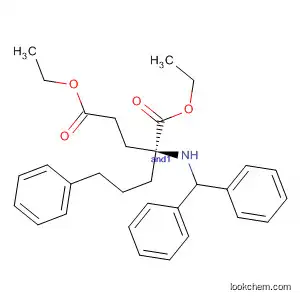 DL-Glutamic acid, N-(diphenylmethyl)-2-(3-phenylpropyl)-, diethyl ester