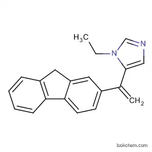 Molecular Structure of 183012-22-8 (1H-Imidazole, 1-ethyl-5-[1-(9H-fluoren-2-yl)ethenyl]-)