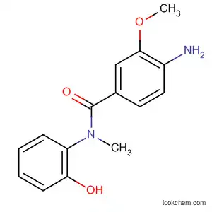 Molecular Structure of 183496-67-5 (Benzamide, 4-amino-N-(2-hydroxyphenyl)-3-methoxy-N-methyl-)