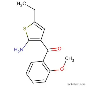 Molecular Structure of 50508-63-9 (Methanone, (2-amino-5-ethyl-3-thienyl)(2-methoxyphenyl)-)