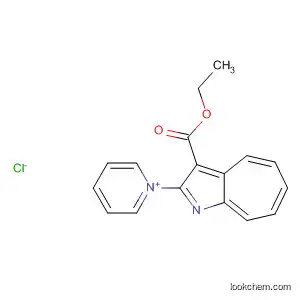 Molecular Structure of 52025-84-0 (Pyridinium, 1-[3-(ethoxycarbonyl)cyclohepta[b]pyrrol-2-yl]-, chloride)