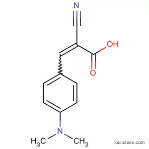 Molecular Structure of 57711-73-6 (2-Propenoic acid, 2-cyano-3-[4-(dimethylamino)phenyl]-)
