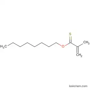 Molecular Structure of 58038-01-0 (2-Propenethioic acid, 2-methyl-, S-octyl ester)