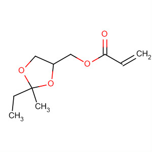 (2-ethyl-2-methyl-1,3-dioxolan-4-yl)methyl prop-2-enoate