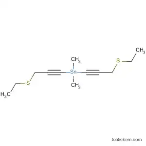 Molecular Structure of 70760-40-6 (Stannane, bis[3-(ethylthio)-1-propynyl]dimethyl-)