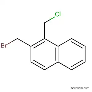 Molecular Structure of 72953-44-7 (Naphthalene, 2-(bromomethyl)-1-(chloromethyl)-)