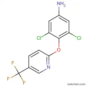 Molecular Structure of 73265-16-4 (2-(4-Amino-2,6-dichlorophenoxy)-5-(trifluoromethyl)pyridine)