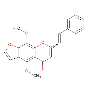 4,9-Dimethoxy-7-(2-phenylethenyl)-5H-furo[3,2-g][1]benzopyran-5-one