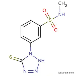 Molecular Structure of 80407-51-8 (Benzenesulfonamide,
3-(2,5-dihydro-5-thioxo-1H-tetrazol-1-yl)-N-methyl-)