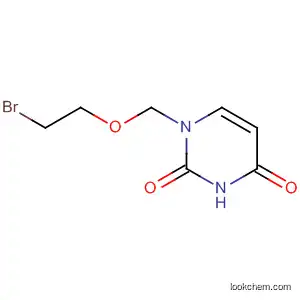 Molecular Structure of 80504-54-7 (2,4(1H,3H)-Pyrimidinedione, 1-[(2-bromoethoxy)methyl]-)