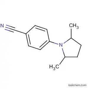 Molecular Structure of 80887-45-2 (Benzonitrile, 4-(2,5-dimethyl-1-pyrrolidinyl)-)