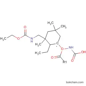 Molecular Structure of 83714-43-6 (Carbamic acid,
[3-[[(ethoxycarbonyl)amino]methyl]-3,5,5-trimethylcyclohexyl]-, ethyl
ester)