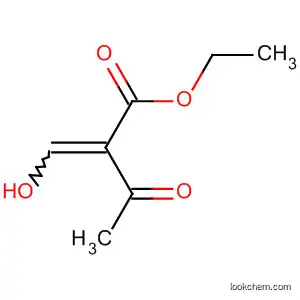 Molecular Structure of 90049-73-3 (Butanoic acid, 2-(hydroxymethylene)-3-oxo-, ethyl ester)