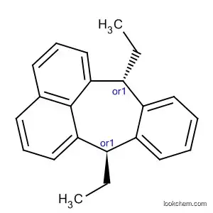 Molecular Structure of 100021-41-8 (Pleiadene, 7,12-diethyl-7,12-dihydro-, (7R,12R)-rel-)