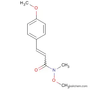Molecular Structure of 118709-31-2 (2-Propenamide, N-methoxy-3-(4-methoxyphenyl)-N-methyl-)