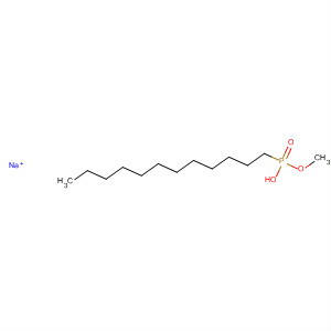 Molecular Structure of 136997-17-6 (Phosphonic acid, dodecyl-, monomethyl ester, sodium salt)
