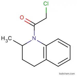 Molecular Structure of 99435-01-5 (Quinoline, 1-(chloroacetyl)-1,2,3,4-tetrahydro-2-methyl-)