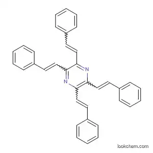 Molecular Structure of 145983-47-7 (Pyrazine, tetrakis(2-phenylethenyl)-)