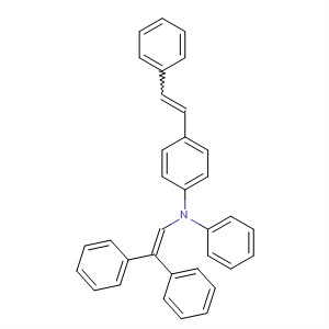Molecular Structure of 151406-97-2 (Benzenamine, N-(2,2-diphenylethenyl)-N-phenyl-4-(2-phenylethenyl)-)