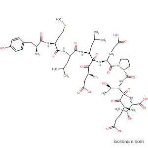 Molecular Structure of 160040-04-0 (L-Threonine,
L-tyrosyl-L-methionyl-L-leucyl-L-a-aspartyl-L-leucyl-L-glutaminyl-L-prolyl-L-
a-glutamyl-L-threonyl-)