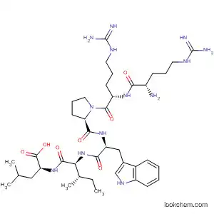 Molecular Structure of 163077-91-6 (L-Leucine, L-arginyl-L-arginyl-L-prolyl-D-tryptophyl-L-isoleucyl-)