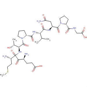 Molecular Structure of 178249-71-3 (Glycine,
L-a-glutamyl-L-methionyl-L-threonyl-L-prolyl-L-valyl-L-asparaginyl-L-prolyl-)