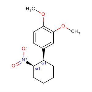 Molecular Structure of 194735-58-5 (Benzene, 1,2-dimethoxy-4-[(1R,2R)-2-nitrocyclohexyl]-, rel-)