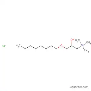 Molecular Structure of 220168-84-3 (2-hydroxy-N,N,N-trimethyl-3-(octyloxy)propan-1-aminium chloride)