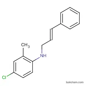 Molecular Structure of 239127-57-2 (Benzenamine, 4-chloro-2-methyl-N-[(2E)-3-phenyl-2-propenyl]-)