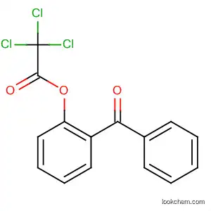 Molecular Structure of 239798-34-6 (Acetic acid, trichloro-, 2-benzoylphenyl ester)