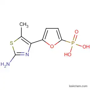 Molecular Structure of 261365-48-4 (Phosphonic acid, [5-(2-amino-5-methyl-4-thiazolyl)-2-furanyl]-)