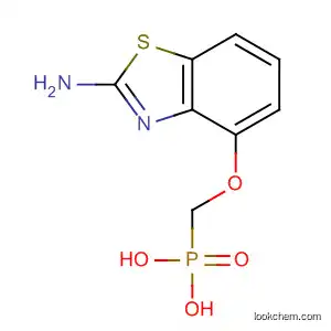 Molecular Structure of 261372-36-5 (Phosphonic acid, [[(2-amino-4-benzothiazolyl)oxy]methyl]-)