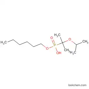 Molecular Structure of 289039-11-8 (Phosphonic acid, (1-hydroxy-1-methylethyl)-, hexyl 1-methylethyl ester)