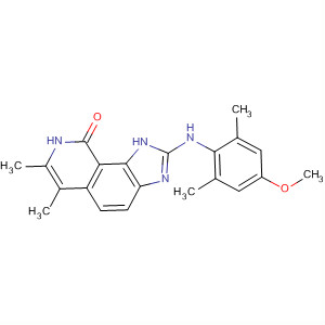 9H-Imidazo[4,5-h]isoquinolin-9-one,  1,8-dihydro-2-[(4-methoxy-2,6-dimethylphenyl)amino]-6,7-dimethyl-