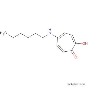 2,4,6-Cycloheptatrien-1-one, 5-(hexylamino)-2-hydroxy- (9CI)