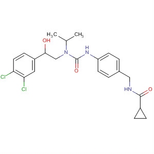 Cyclopropanecarboxamide,  N-[[4-[[[[2-(3,4-dichlorophenyl)-2-hydroxyethyl](1-methylethyl)amino]carb  onyl]amino]phenyl]methyl]-