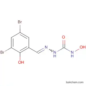 Molecular Structure of 395639-17-5 (Hydrazinecarboxamide,
2-[(3,5-dibromo-2-hydroxyphenyl)methylene]-N-hydroxy-)