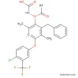 Carbamic acid,
[4-[4-chloro-3-(trifluoromethyl)phenoxy]-2,5-dimethylphenyl]-,
phenylmethyl ester