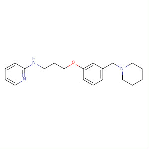 Molecular Structure of 104076-40-6 (2-Pyridinamine, N-[3-[3-(1-piperidinylmethyl)phenoxy]propyl]-)