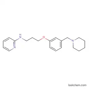 Molecular Structure of 104076-40-6 (2-Pyridinamine, N-[3-[3-(1-piperidinylmethyl)phenoxy]propyl]-)