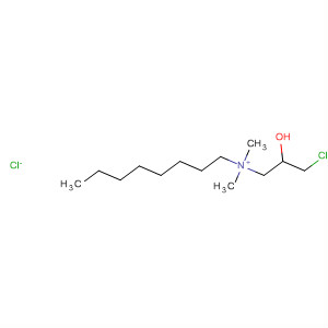 Molecular Structure of 106926-46-9 (1-Octanaminium, N-(3-chloro-2-hydroxypropyl)-N,N-dimethyl-, chloride)