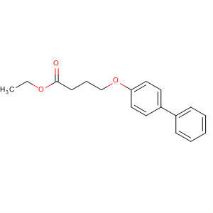 Molecular Structure of 106970-47-2 (Butanoic acid, 4-([1,1'-biphenyl]-4-yloxy)-, ethyl ester)