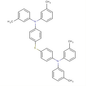 Molecular Structure of 107008-17-3 (Benzenamine, 4,4'-thiobis[N,N-bis(3-methylphenyl)-)