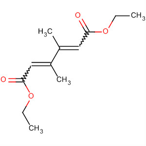 Molecular Structure of 107368-28-5 (2,4-Hexadienedioic acid, 3,4-dimethyl-, diethyl ester)