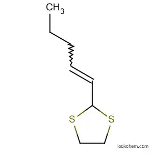 Molecular Structure of 108555-43-7 (1,3-Dithiolane, 2-(1-pentenyl)-)
