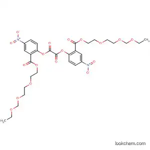 Molecular Structure of 114896-71-8 (Ethanedioic acid,
bis[4-nitro-2-(1-oxo-2,5,8,10-tetraoxadodec-1-yl)phenyl] ester)