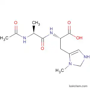 Molecular Structure of 118446-28-9 (L-Histidine, N-(N-acetyl-b-alanyl)-3-methyl-)