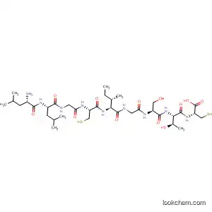 Molecular Structure of 120532-69-6 (L-Cysteine,
L-leucyl-L-leucylglycyl-L-cysteinyl-L-isoleucylglycyl-L-seryl-L-threonyl-)